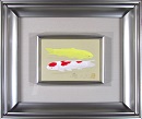 大野籐三郎「双鯉（日本画ミニアチュール）」